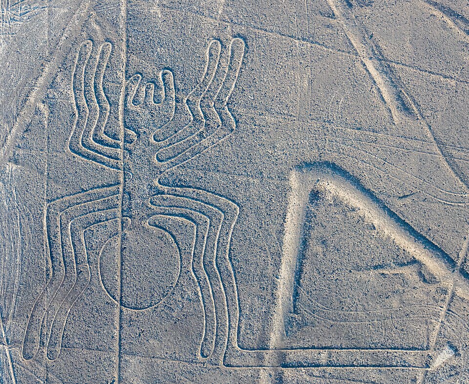 Geoglifo de la Araña en las Líneas de Nazca